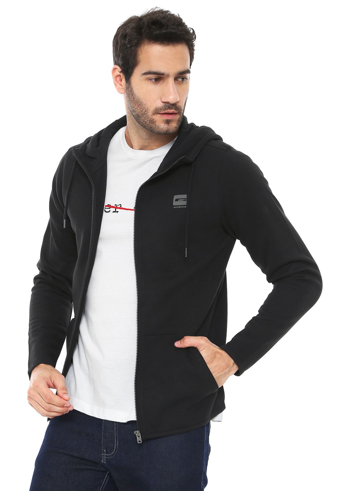 jack and jones essentials moletom com capuz
